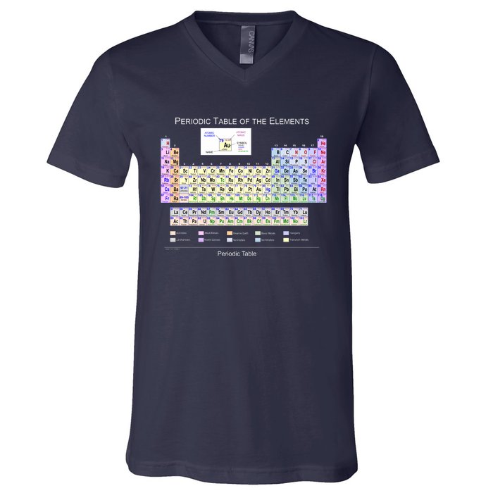 Periodic Table Of The Elements V-Neck T-Shirt