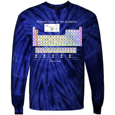 Periodic Table Of The Elements Tie-Dye Long Sleeve Shirt