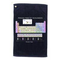 Periodic Table Of The Elements Golf Towel