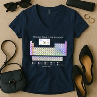 Periodic Table Of The Elements Women's V-Neck T-Shirt