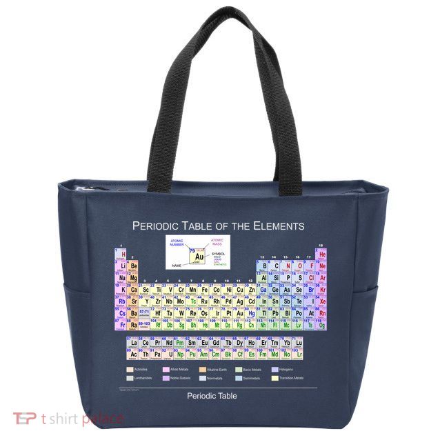 Periodic Table Of The Elements Zip Tote Bag