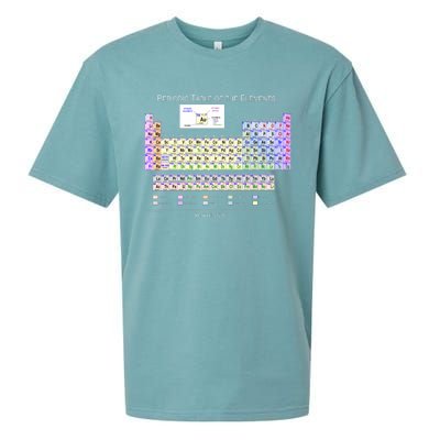 Periodic Table Of The Elements Sueded Cloud Jersey T-Shirt