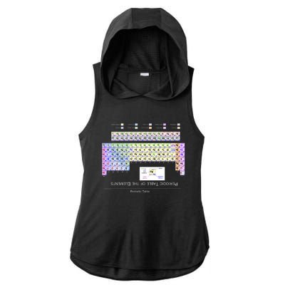 Period Table Of The Elements CheatShirt Ladies PosiCharge Tri-Blend Wicking Draft Hoodie Tank