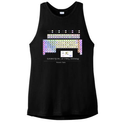 Period Table Of The Elements CheatShirt Ladies PosiCharge Tri-Blend Wicking Tank