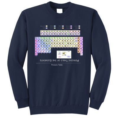 Period Table Of The Elements CheatShirt Tall Sweatshirt