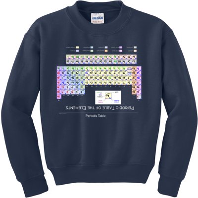 Period Table Of The Elements CheatShirt Kids Sweatshirt