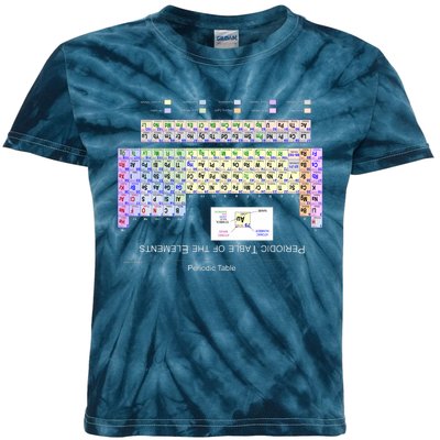 Period Table Of The Elements CheatShirt Kids Tie-Dye T-Shirt