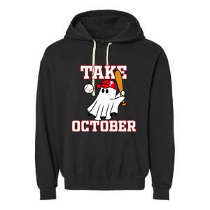 Philly Take October Philadelphia Ghost Baseball Garment-Dyed Fleece Hoodie