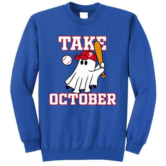 Philly Take October Philadelphia Ghost Baseball Tall Sweatshirt