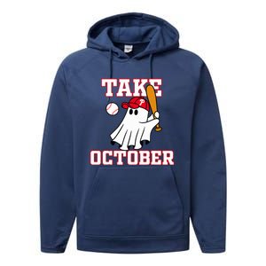 Philly Take October Philadelphia Ghost Baseball Performance Fleece Hoodie