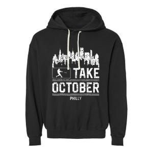 Philly Take October Philadelphia Garment-Dyed Fleece Hoodie