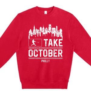 Philly Take October Philadelphia Premium Crewneck Sweatshirt