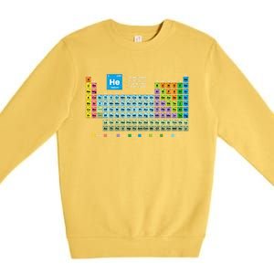 Periodic Table Of The Elets Periodic Table Of Elets Gift Premium Crewneck Sweatshirt