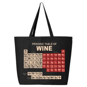 Periodic Table Of Wine Chemistry Periodic Table Geek Nerd 25L Jumbo Tote