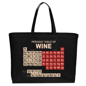 Periodic Table Of Wine Chemistry Periodic Table Geek Nerd Cotton Canvas Jumbo Tote