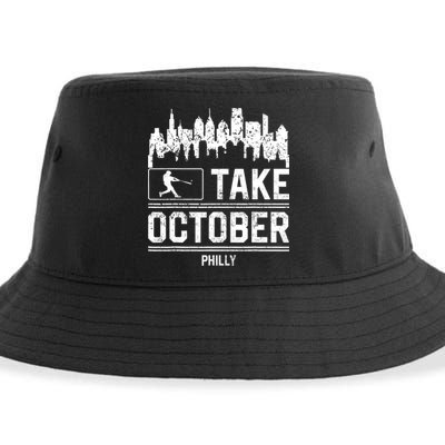 Philly_ Take October Philadelphia Fan Baseball Lovers Sustainable Bucket Hat