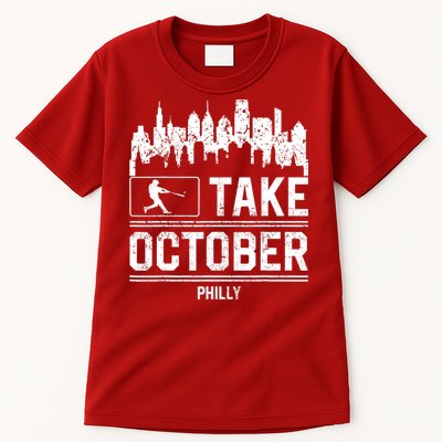 Philly_ Take October Philadelphia Fan Baseball Lovers Tall T-Shirt
