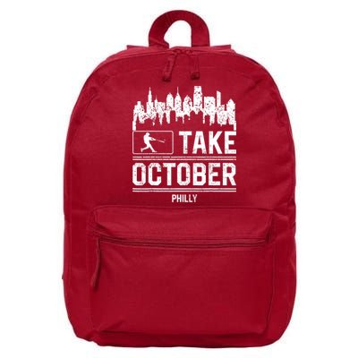 Philly_ Take October Philadelphia Fan Baseball Lovers 16 in Basic Backpack