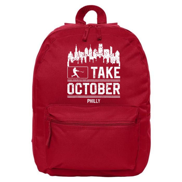 Philly_ Take October Philadelphia Fan Baseball Lovers 16 in Basic Backpack