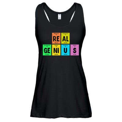 Periodic Table Of Elements Real Genius Ladies Essential Flowy Tank