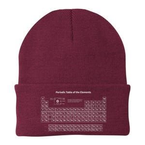 Periodic Table Of The Elements Chemists Nerd Gift Chemistry Knit Cap Winter Beanie