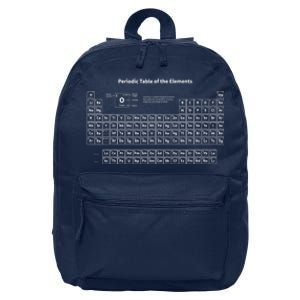 Periodic Table Of The Elements Chemists Nerd Gift Chemistry 16 in Basic Backpack