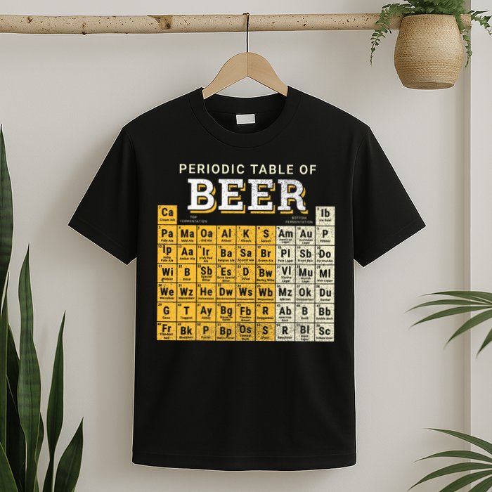 Periodic Table Of Beer Sketch T-Shirt