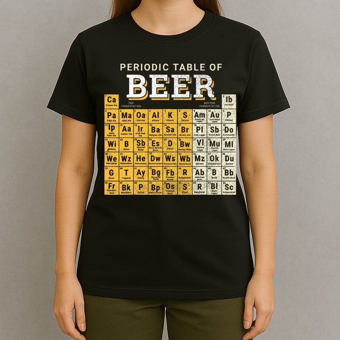 Periodic Table Of Beer Sketch T-Shirt