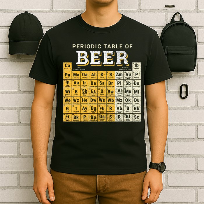 Periodic Table Of Beer Sketch T-Shirt