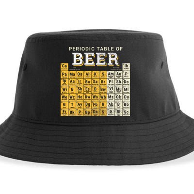 Periodic Table Of Beer Sketch Sustainable Bucket Hat