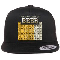 Periodic Table Of Beer Sketch Flat Bill Trucker Hat