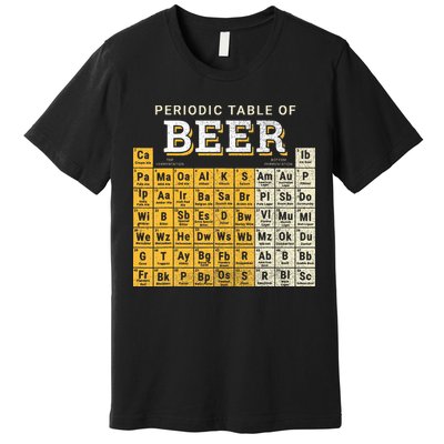 Periodic Table Of Beer Sketch Premium T-Shirt
