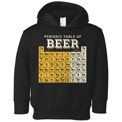 Periodic Table Of Beer Sketch Toddler Hoodie
