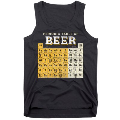 Periodic Table Of Beer Sketch Tank Top
