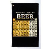 Periodic Table Of Beer Sketch Golf Towel