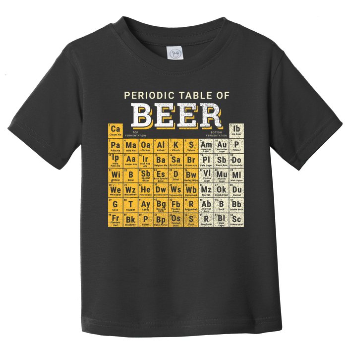 Periodic Table Of Beer Sketch Toddler T-Shirt