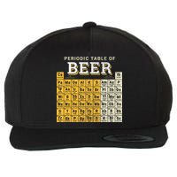 Periodic Table Of Beer Sketch Wool Snapback Cap