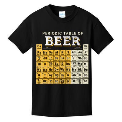Periodic Table Of Beer Sketch Kids T-Shirt