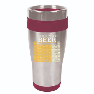 Periodic Table Of Beer Sketch 16oz Travel Tumbler