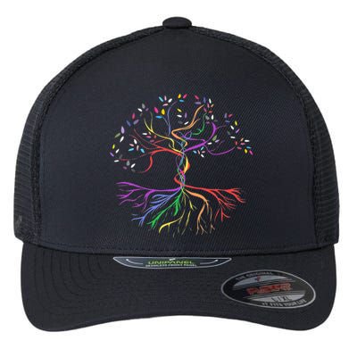 Pride Tree Of Life Flexfit Unipanel Trucker Cap