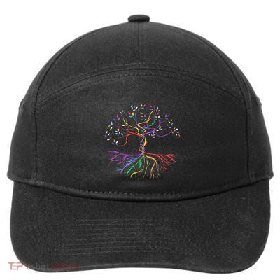 Pride Tree Of Life 7-Panel Snapback Hat