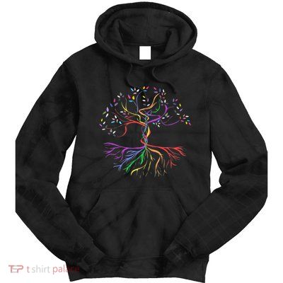 Pride Tree Of Life Tie Dye Hoodie