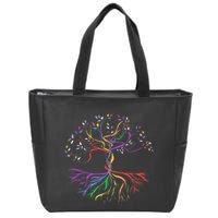 Pride Tree Of Life Zip Tote Bag