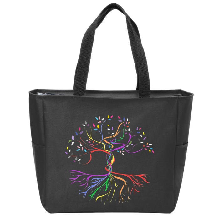 Pride Tree Of Life Zip Tote Bag