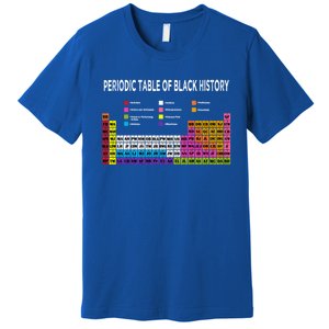 Periodic Table Of Black History African American Gift Premium T-Shirt