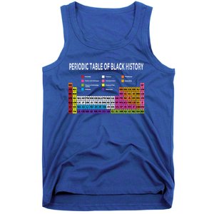 Periodic Table Of Black History African American Gift Tank Top