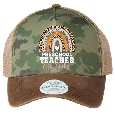 Preschool Teacher Off Duty Summer Last Day Of School Legacy Tie Dye Trucker Hat