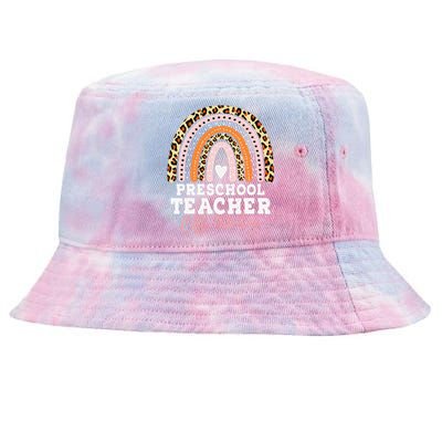 Preschool Teacher Off Duty Summer Last Day Of School Tie-Dyed Bucket Hat