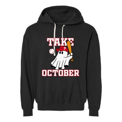 Philly Take October Philadelphia Ghost Baseball Garment-Dyed Fleece Hoodie