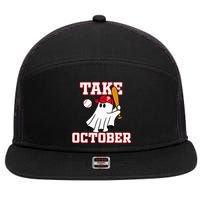 Philly Take October Philadelphia Ghost Baseball 7 Panel Mesh Trucker Snapback Hat
